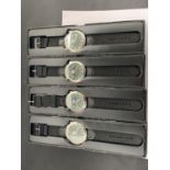 FOUR NEW AND BOXED WRISTWATCHES