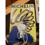 A VINTAGE STYLE "MICHELIN" GARAGEW/MAN CAVE RETRO SIGN