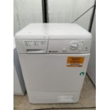 A HOTPOINT UP TO 7KG CAPACITY FETC 70 TUMBLE DRIER. BELIEVED TO BE IN WORKING ORDER - NO WARRANTY