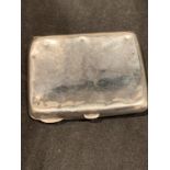 A HALLMARKED BIRMINGHAM SILVER CIGARETTE/CHEROOT CASE