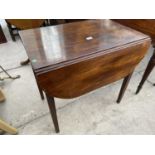 A GEORGE III MAHOGANY PEMBROKE TABLE