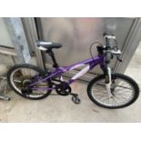 A LUNA CARERRA PURPLE BICYCLE