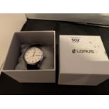 A LORUS CALENDAR WRIST WATCH