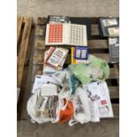A QUANTITY OF LOOSE STAMPS IN BAGS, PLUS STAMPS RANGING FROM FRANCE GERMANY AND SAN MARINO