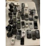 A LARGE QUANTITY OF MOBILE PHONES