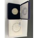 UNITED KINGDOM , ?2003 CORONATION JUBILEE? SILVER PROOF £5 CROWN , COMPLETE WITH BOX , OUTER AND COA