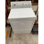 A WHIRLPOOL COMMERCIAL DRYER - BELIEVED WORKING BUT NO WARRANTY