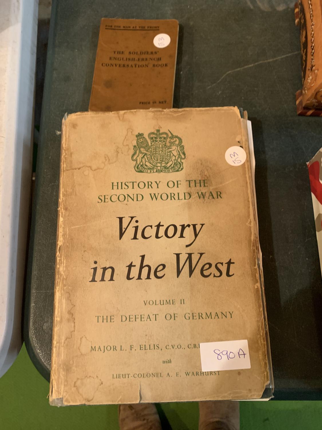 A HISTORY OF THE SECOND WORLD WAR, VICTORY IN THE WEST AND THE SOLDIERS ENGLISH/FRENCH CONVERSION