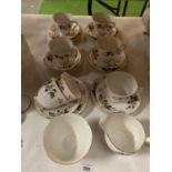 A BONE CHINA 'QUEEN ANNE' PART TEA SET