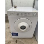 A COMPACT INDESIT REVERSE ACTION TUMBLE DRIER IS31V. BELIEVED TO BE IN WORKING ORDER, NMO WARRANTY