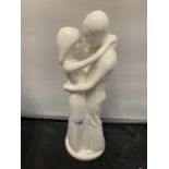 A SPODE FIGURINE EMBRACE BY PAULINE SHONE