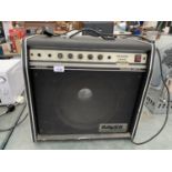 A RAVEN AMPLIFICATION LTD ROADIE FIFTY LARGE AMPLIFIER BELIEVED IN WORKING ORDER BUT NO WARRENTY