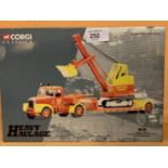 A CORGI CLASSIC SHORT BROS SCAMMELL HISHWAYMAN LOW LOADER AND SHOVEL