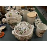 A QUANTITY OF PORT MEIRION 'THE BOTANIC GARDEN' TO INCLUDE TWO LARGE TUREENS ETC