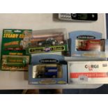 A SELECTION OF BOXED CORGI VEHICLES