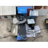 VARIOUS FLOOD LIGHTS AND LAMPS