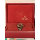 A 2004 ROLEX YACHT MASTER LADIES BI-METAL WRISTWATCH WITH ORIGINAL BOX, PAPERS AND EXTRA LINK