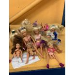 AN ASSORTMENT OF VARIOUS DOLLS TO INCLUDE SIMBA ETC