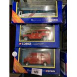 A COLLECTION OF CORGI REPLICA MODEL VEHICLES TO INCLUDE A LAND ROVER ROYAL MAIL POSTBUS