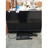 A BRAVIA 21" TELEVISION WITH REMOTE CONTROL BELIEVED IN WORKING ORDER BUT NO WARRANTY