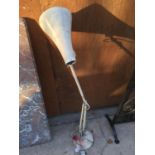 A VINTAGE METAL ANGLE POISE DESK LAMP