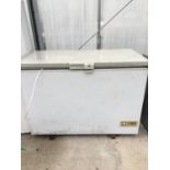 A FOUR FOOT FRIGIDAIRE DELUXE CHEST FREEZER