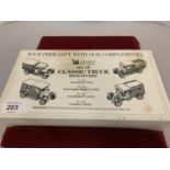 A BOXED SET OF FOUR CLASSIC TRUCK MINATURE MODELS