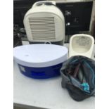 A DELONGHI DEHUMIDIFIER, A GERMEX BRUSH AND COMB SANITISER ETC BELIEVED TO BE IN WORKING ORDER BUT