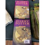 A PAIR OF HARRY POTTER AND THE PRISONER OF AZKABAN BOOKS