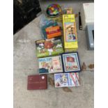 A QUANTITY OF VINTAGE TOYS AND GAMES