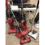 AN ASSORTMENT OF HOOVERS TO INCLUDE AN EFBE SCHOTT BELIEVD IN WORKING ORDER BUT NO WARRANTY