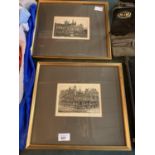 A PAIR OF FRAMED RAY ALLEN PICTURES TO INCLUDE 'CHESTER CATHEDRAL
