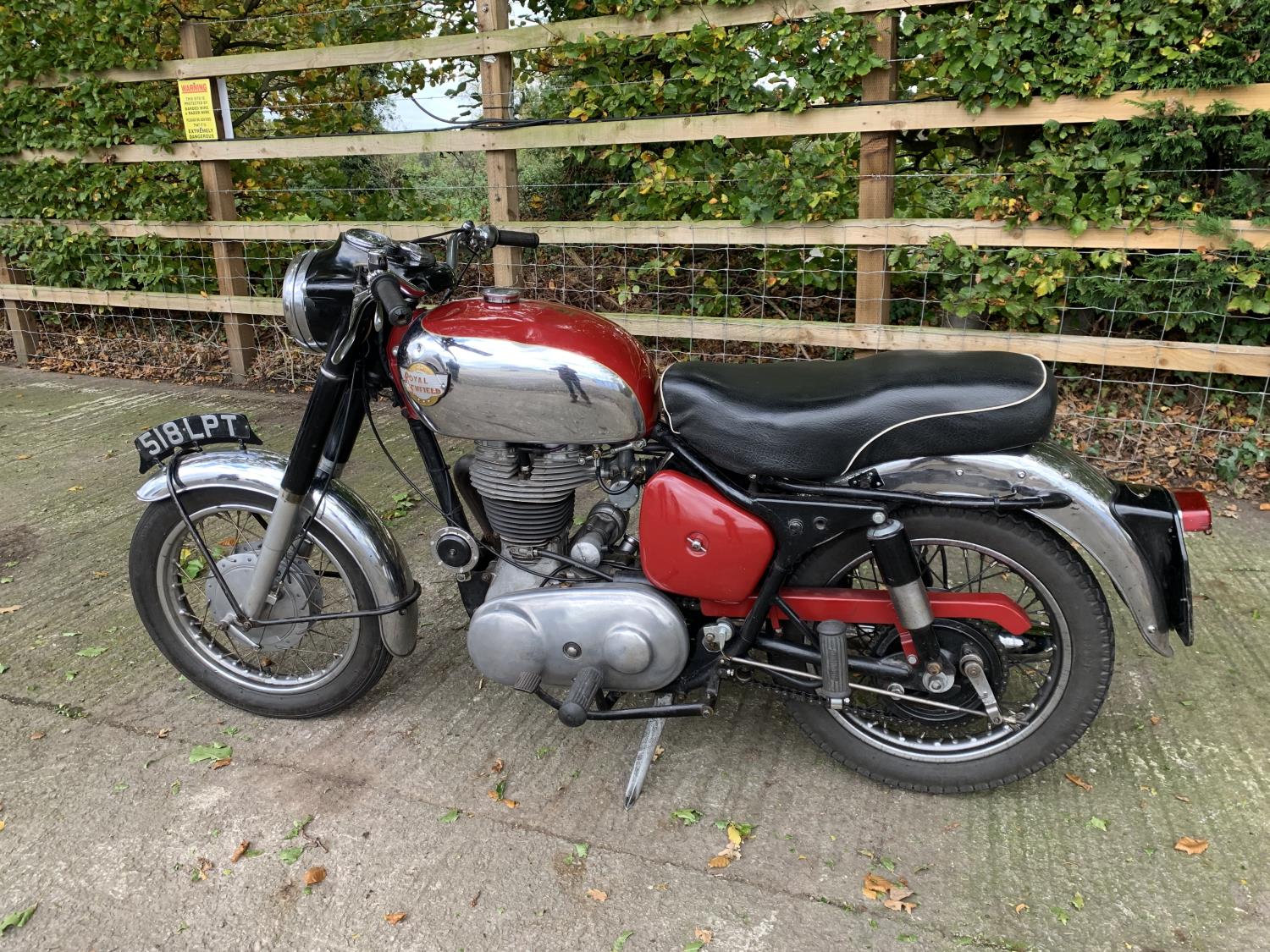 A 1962 ROYAL ENFIELD 350 CC BULLET . THE BIKE WAS MANUFACTURED AT REDITCH, ENGLAND AND SOLD BY - Image 15 of 25