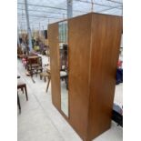 A RETRO TEAK WARDROBE