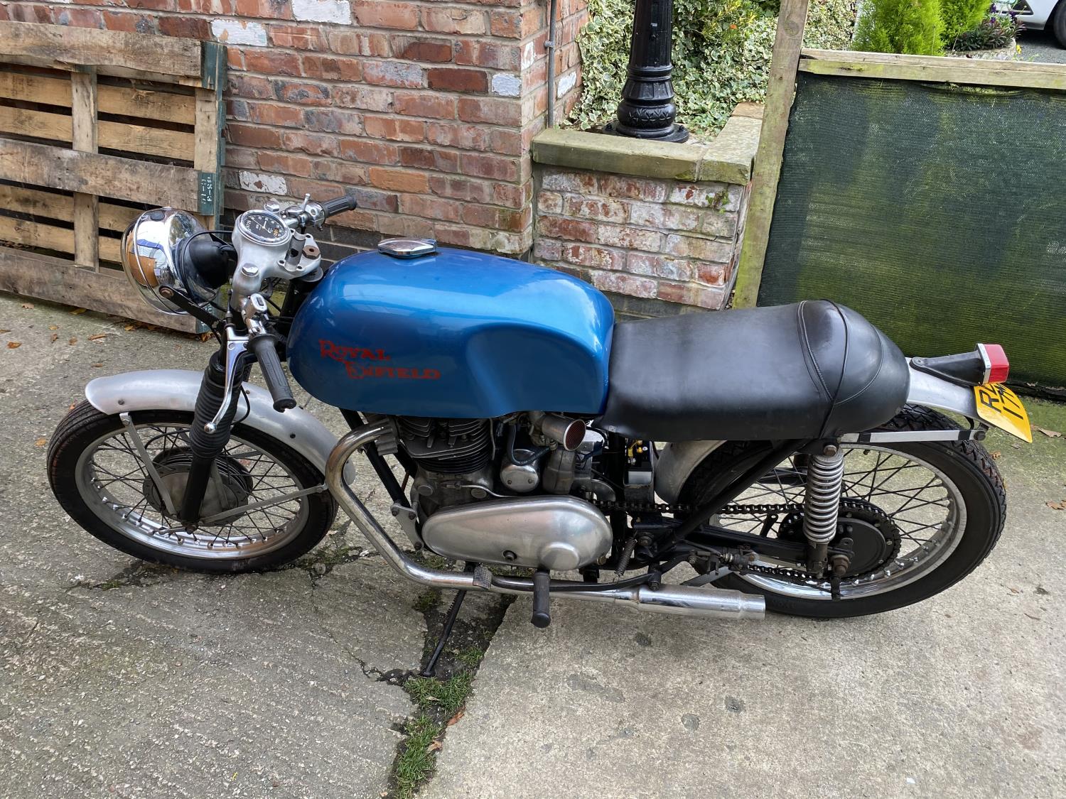 A ROYAL ENFIELD 700 CC TWIN CYLINDER MOTORCYCLE, REGISTERED IN 1974