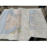 A VERY LARGE COLLECTION OF ORDNANCE SURVEY MAPS, AREAS TO INCLUDE: STONEHAVEN, PERTH, FIRTH OF CLYDE