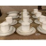 A QUANTITY OF ROSINA CHINA TO INCLUDE TEN TRIOS