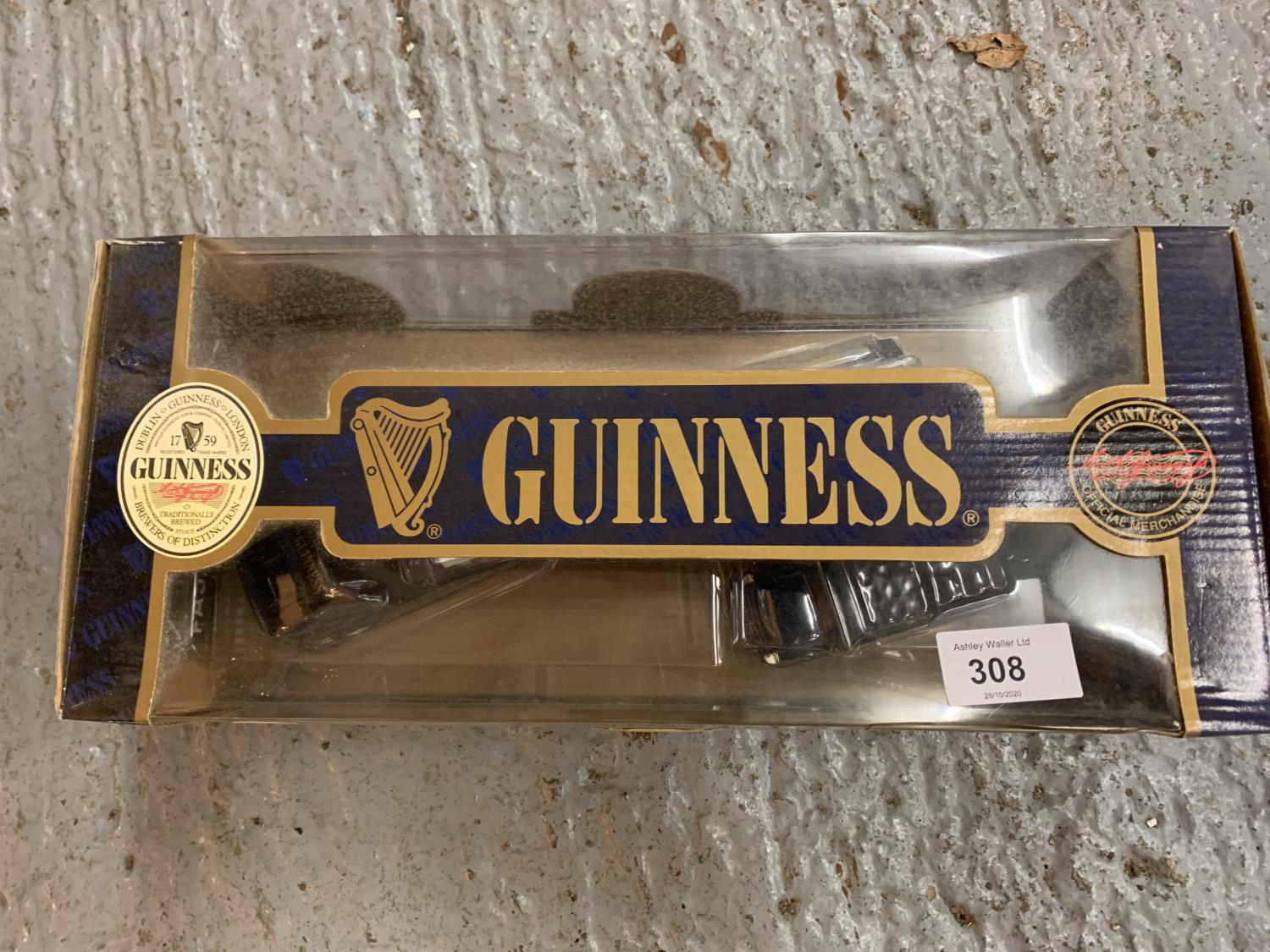 A CORGI PAST AND PRESENT SET OF TWO GUINNESS LORRYS