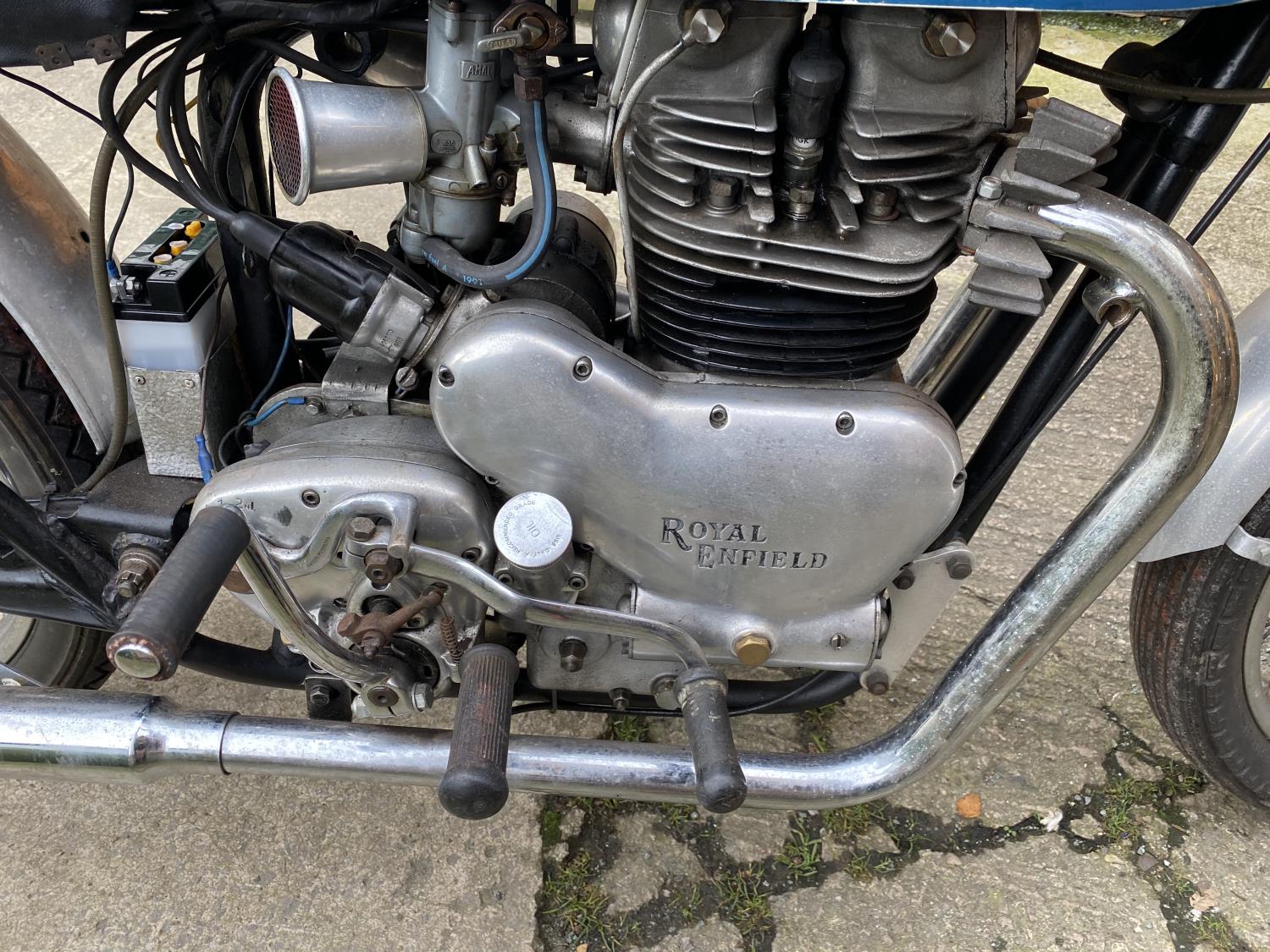 A ROYAL ENFIELD 700 CC TWIN CYLINDER MOTORCYCLE, REGISTERED IN 1974 - Image 6 of 14