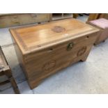 A CAMPHOR WOOD BLANKET CHEST, 40" WIDE