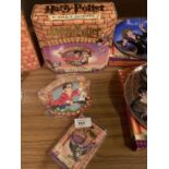 AN ENESCO HARRY POTRTER QUIDDITCH WALL PLAQUE TO INCLUDE A 'HEDWIG' KEY RING