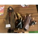 A SELECTION OF HARRY POTTER FIGURES TO INCLUDE 'HAGRID'