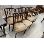 NINE VARIOUS AGED DINING CHAIRS