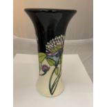 A MOORCROFT TREFOIL EIGHT INCH VASE