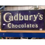 A LARGE 'CADBURY'S CHOCOLATES' ILLUMINATED LIGHT BOX SIGN