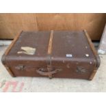 A VINTAGE TRAVEL TRUNK