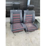 TWO VW BEETLE FRONT SEATS