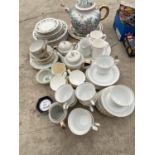 VARIOUS CERAMICS INCLUDING ROYAL DOULTON BURGUNDY