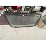 TWO VINTAGE VEHICLE WINDSCREENS INCLUDING VW BEETLE