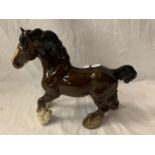 A BESWICK BAY SHIRE HORSE